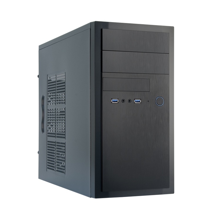 Кутия Chieftec Elox Series HT-01B, mATX Mini Tower, Черна