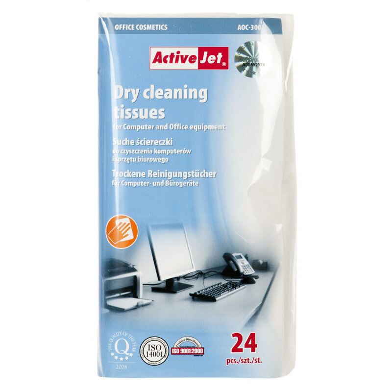 Lavete uscate pentru curatat calculatoare AOC-300 (24 buc)