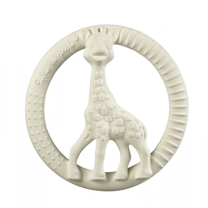Inel dentitie cerc, Girafa Sophie So Pure Vulli