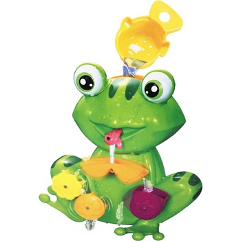 Set de Jucarie pentru baie Broscuta tip moara de apa, cu ventuza si 5 paharute de apa cu diverse animalute Set de Jucarie pentru baie Broscuta tip moara de apa, cu ventuza si 5 paharute de apa cu diverse animalute
