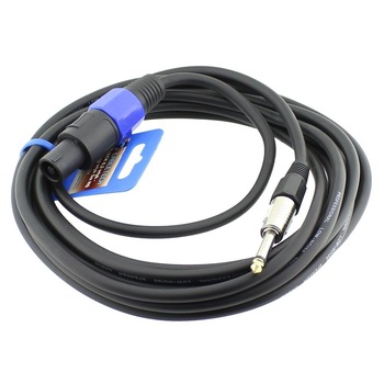Cablu jack 6,3mm tata - Speak-On tata, 5m, Cabletech - 402226 Cablu jack 6,3mm tata - Speak-On tata, 5m, Cabletech - 402226
