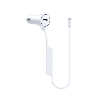 Incarcator Auto Oneplus Ca504 2.a Amperi Cu Cablu Lightning + Port Usb ALB IPhone Incarcator Auto Oneplus Ca504 2.a Amperi Cu Cablu Lightning + Port Usb ALB IPhone