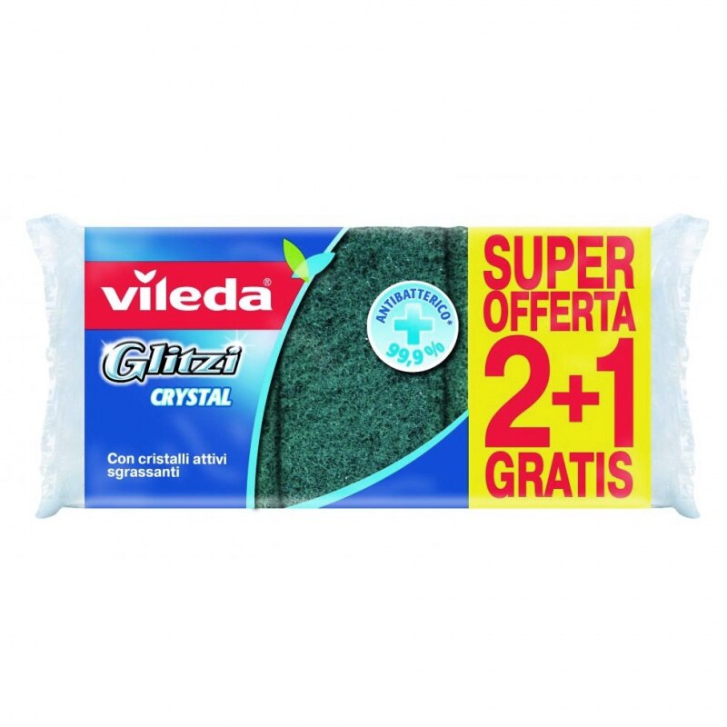 Bureti de vase Vileda Glitzi Crystal 00404 , 2 bucati + 1 gratis