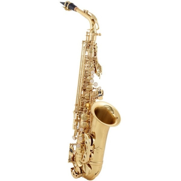 Saxofon Startone SAS 75 ALTO , Ideal pentru incepatori si avansati, Contine cutie, mustiuc, curea, ancie, carpa pentru curatat