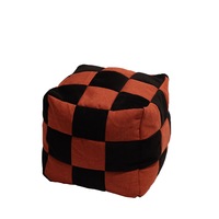 fotoliu taburet cub - black flames cu husa detasabila textila umplut cu perle polistiren imagen 30_0_
0