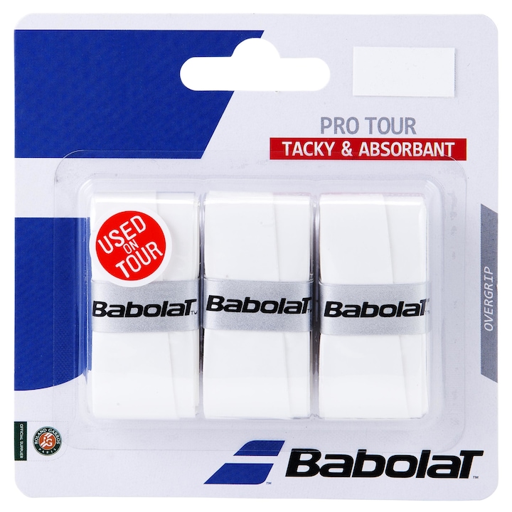 Допълнителен грип Babolat Pro Tour X3 White