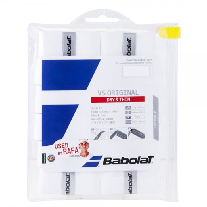 Допълнителен грип Babolat VS Grip Original X 12 White