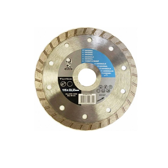 Disc diamantat Turbo Atlas , 115 mm