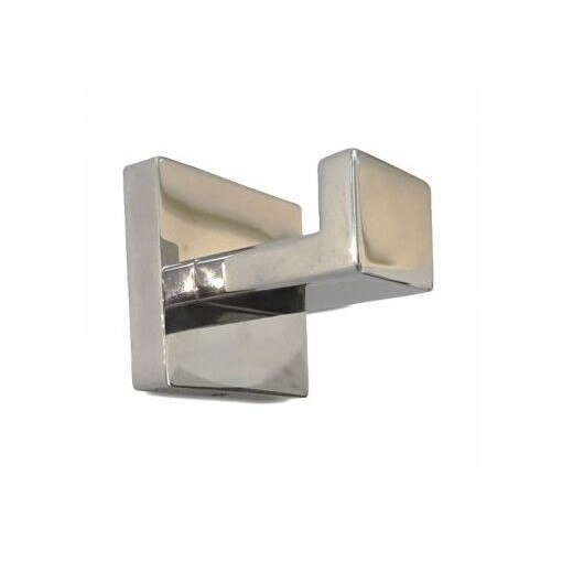 Cuier simplu, culoare crom, Cubo