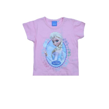 Tricou maneca scurta fetite Disney Frozen DISM-JTJM0001, Roz 92 cm Tricou maneca scurta fetite Disney Frozen DISM-JTJM0001, Roz 92 cm