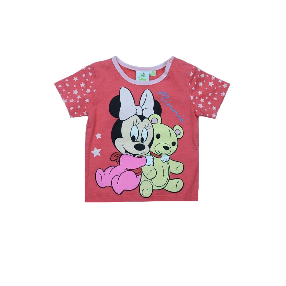 Tricou maneca scurta fetite Disney Minnie Mouse DISM-JTJM41108C, Multicolor 68 cm