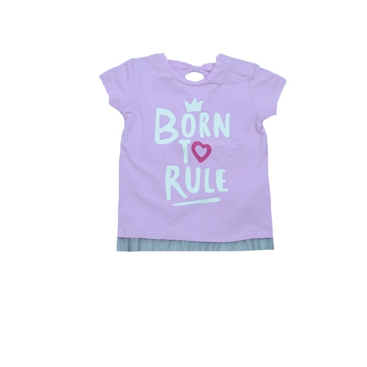 Tricou cu maneca scurta pentru fete Wendee OZMY102857-0, Roz 19396