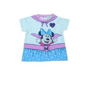 Tricou maneca scurta fetite Disney Minnie Mouse OE0101, Multicolor, 92 cm Tricou maneca scurta fetite Disney Minnie Mouse OE0101, Multicolor, 92 cm