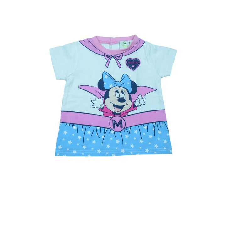 Тениска с къс ръкав за момиче Disney Minnie Mouse OE0101-80, Multicolor 19401