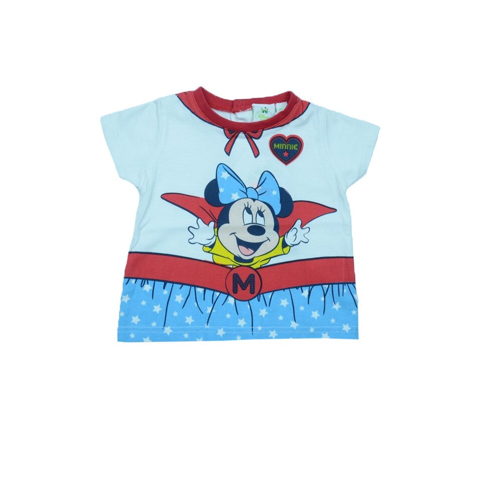 Tricou maneca scurta fetite Disney Minnie Mouse OE0101M, Multicolor, 92 cm