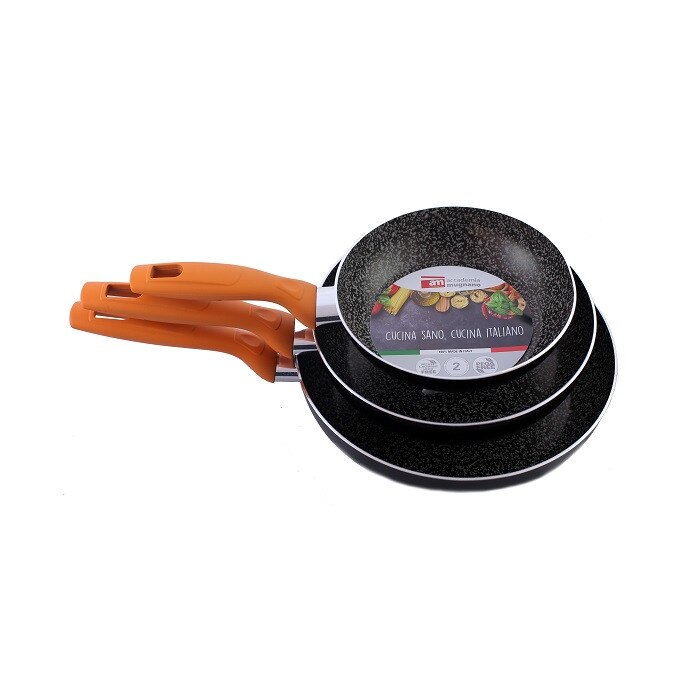 Set 3 tigai aluminiu forjat,interior efect piata,Accademia Mugnano