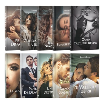 Pachet 10 carti de dragoste, Lorena Lenn, Editura Stylished Pachet 10 carti de dragoste, Lorena Lenn, Editura Stylished