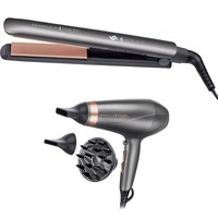 Pachet Remington Keratin Protect uscator AC8820 si placa S8598
