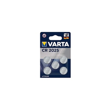 Baterie Varta CR2025 3V litiu blister 5 baterii Baterie Varta CR2025 3V litiu blister 5 baterii