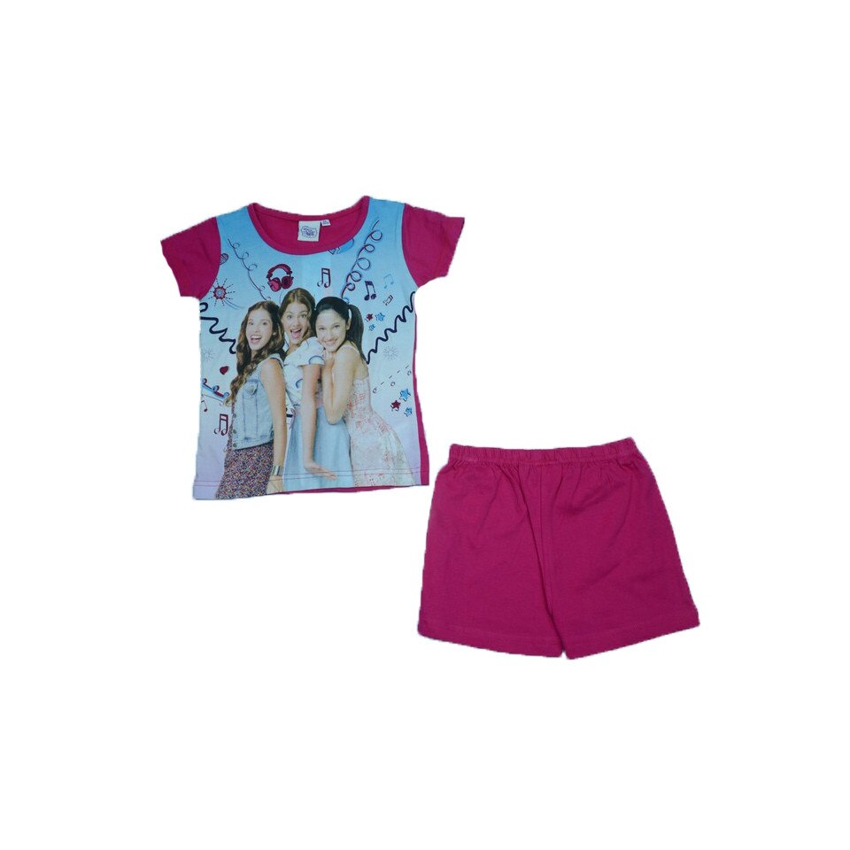 Pijama pentru fetite Violetta Setino 830-859F, Fucsia, 116