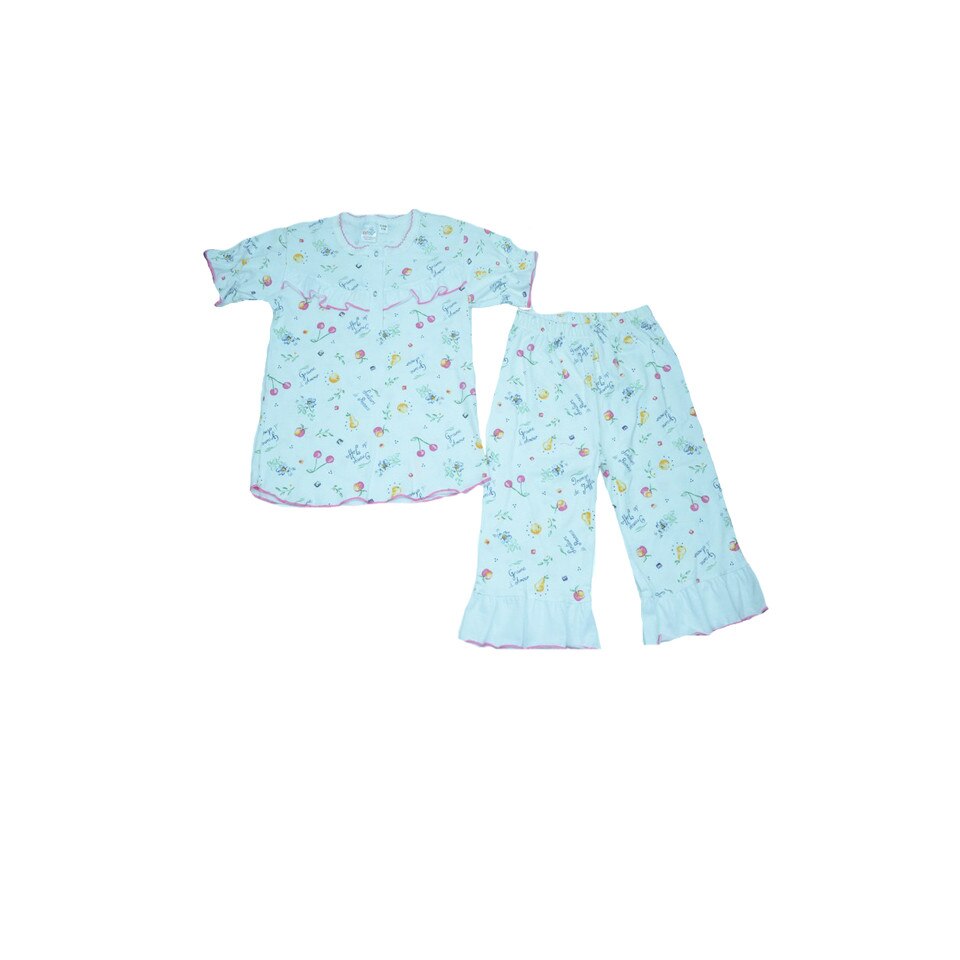 Pijama pentru fetite Pifou PFP1-A, Alb, 116