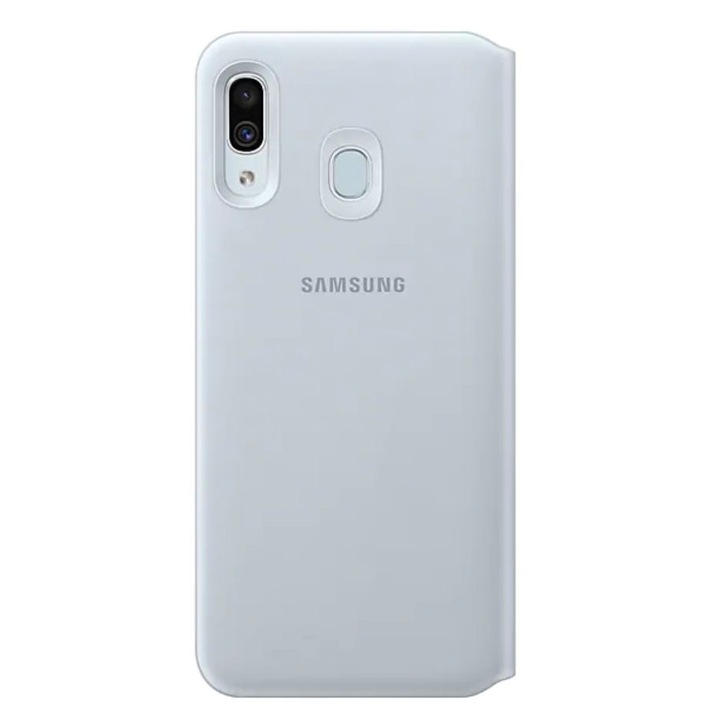 Samsung Wallet Cover за Galaxy A30 (2019), бял