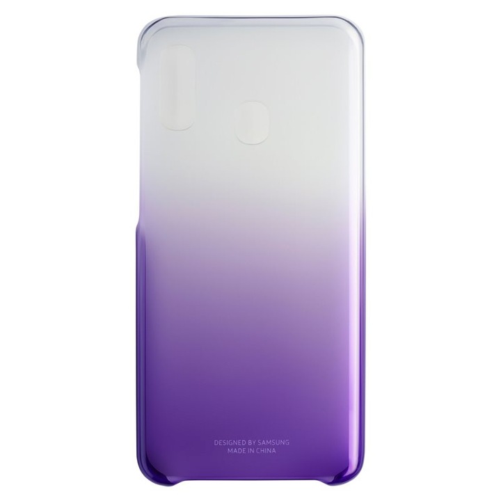Защитен калъф Samsung Gradation Cover за Galaxy A20e (2019), Violet