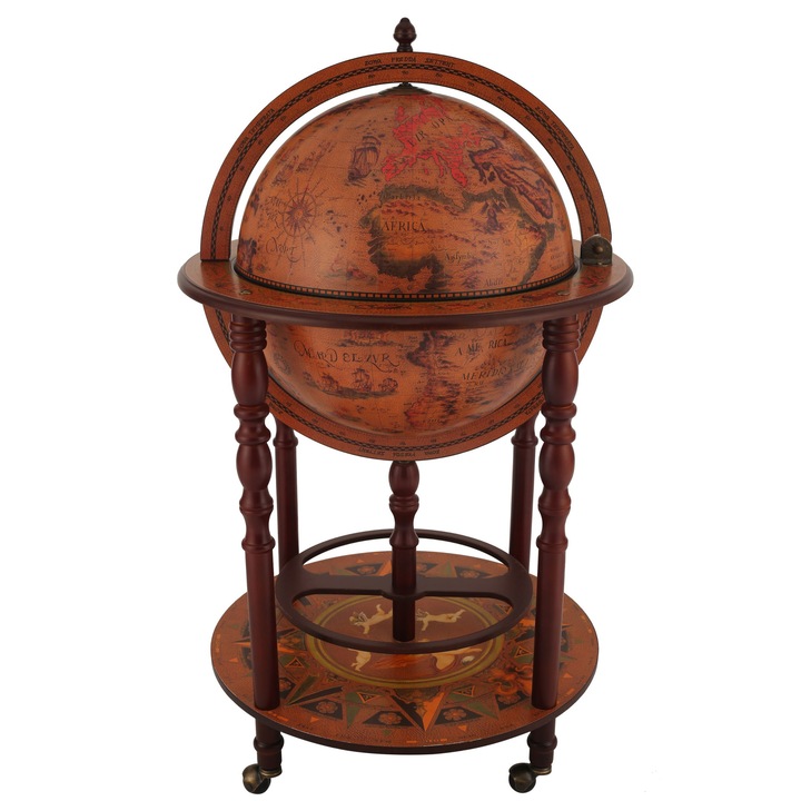 Bar glob pamantesc, diametru glob 45cm, model New Italy