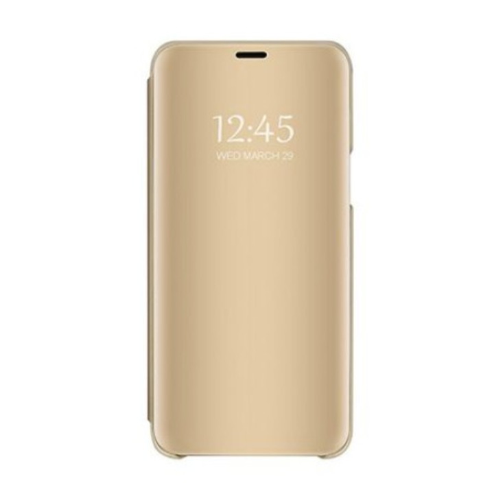 Husa Huawei Honor 10 Lite (2019) Clear View Flip Mirror Stand, Aurie