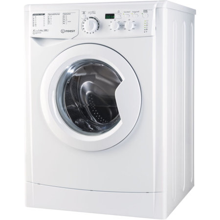 Masina de spalat rufe slim Indesit EWSD 61252 W EU, 6 KG, 1200 RPM, Clasa A++, Alb