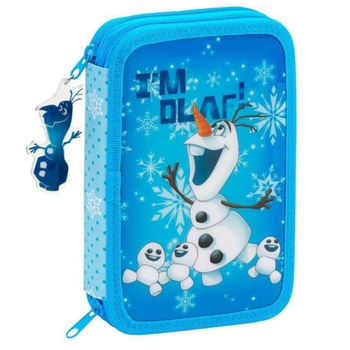 Penar echipat cu 34 piese OLAF bleu 20.5x13.5x4.5 cm Penar echipat cu 34 piese OLAF bleu 20.5x13.5x4.5 cm