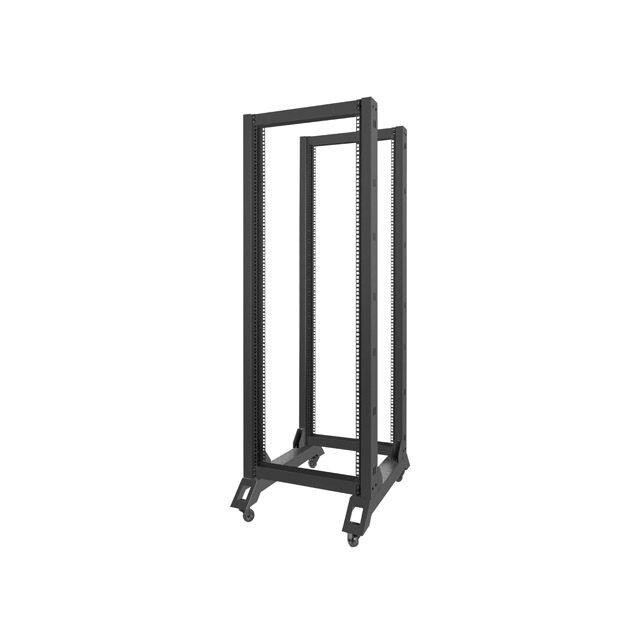 Cabinet metalic deschis , Lanberg , 42U 600x800mm , 19 ” , negru