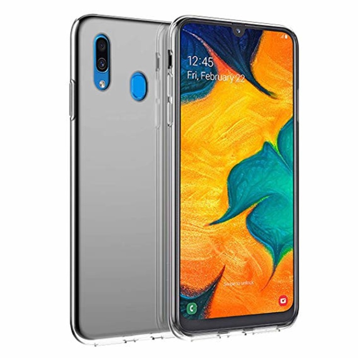 Samsung Galaxy A30 Tpu átlátszó matt tok