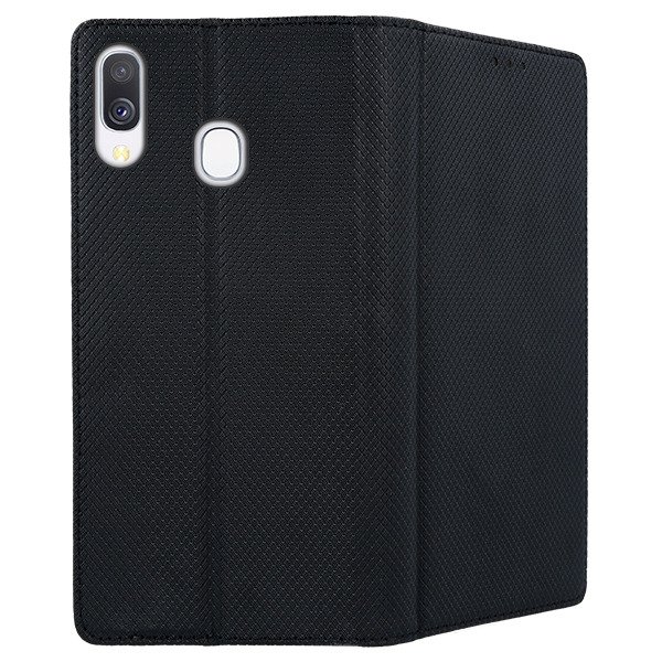 Husa compatibila cu Samsung Galaxy A40, Flip Case, Negru