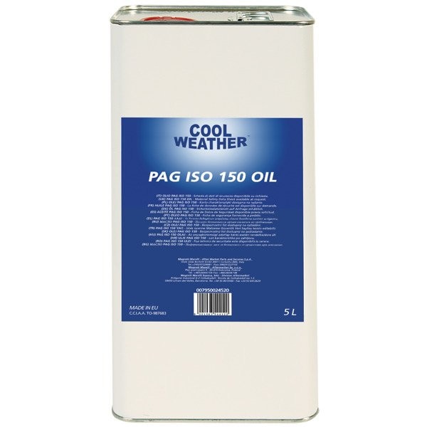 Ulei refrigerant PAG 150 OIL 5L sistem climatizare aer conditionat Magneti Marelli