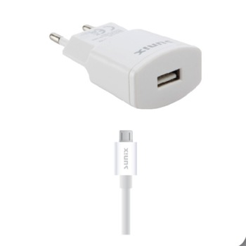 Incarcator priza, Sunix, Micro Usb, Fast Charge, Safe Charge, 2.1 A Incarcator priza, Sunix, Micro Usb, Fast Charge, Safe Charge, 2.1 A