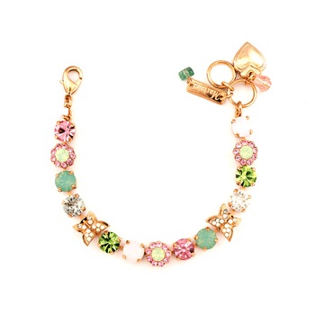 Bratara placata cu Aur roz de 24K, Cristale, Eternity by Roxannes - Mariana Jewellery, Roz/Multicolor 4063-1028RG Bratara placata cu Aur roz de 24K, Cristale, Eternity by Roxannes - Mariana Jewellery, Roz/Multicolor 4063-1028RG