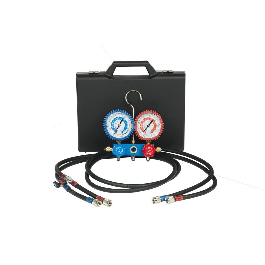 Set manometru masurare scurgeri si presiune sistem climatizare aer conditionat R134a 2000m