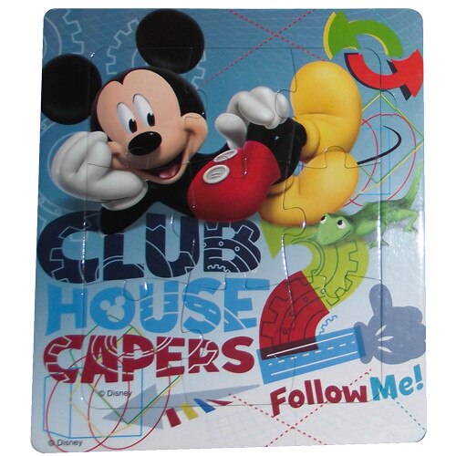 Set de colorat cu puzzle , Disney, Mickey Mouse