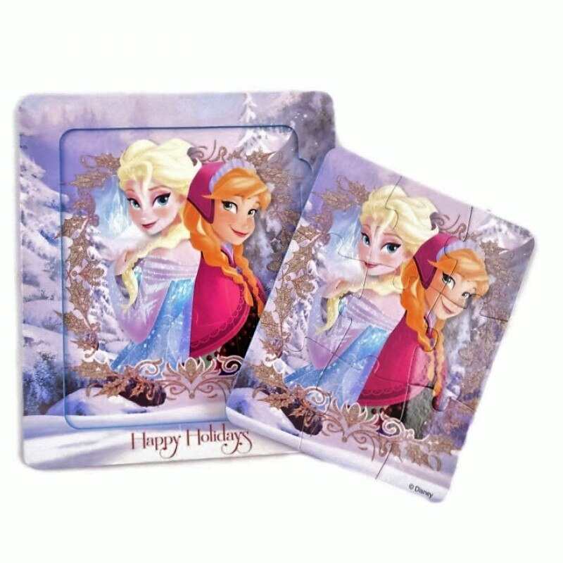 Set de colorat cu puzzle , Disney,Frozen
