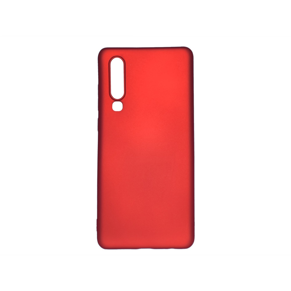 Husa de protectie spate Level pentru Huawei P30, Silicon, Rosu