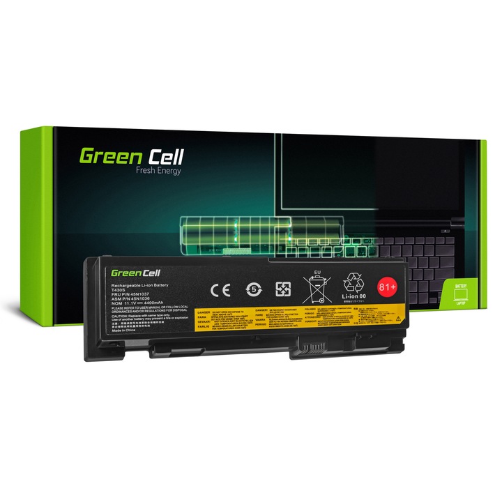 ﻿Baterie laptop 0A36309 42T4844 pentru Lenovo ThinkPad T420s T420si T430s T430si 2355 acumulator marca Green Cell