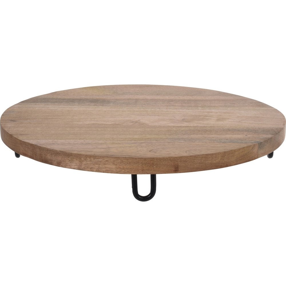 Tava din lemn pentru servire, Emako, Maro