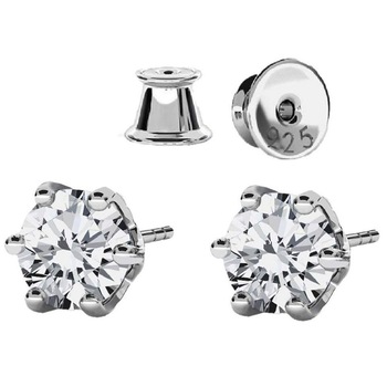 Cercei Argint 925 non tarnish, Cercei Zirconia Crystal Clear, GlassIdeas, Cercei Brilliance Bijuterii Argint, Cercei Birthstone, Set 2 cercei Cercei Argint 925 non tarnish, Cercei Zirconia Crystal Clear, GlassIdeas, Cercei Brilliance Bijuterii Argint, Cercei Birthstone, Set 2 cercei