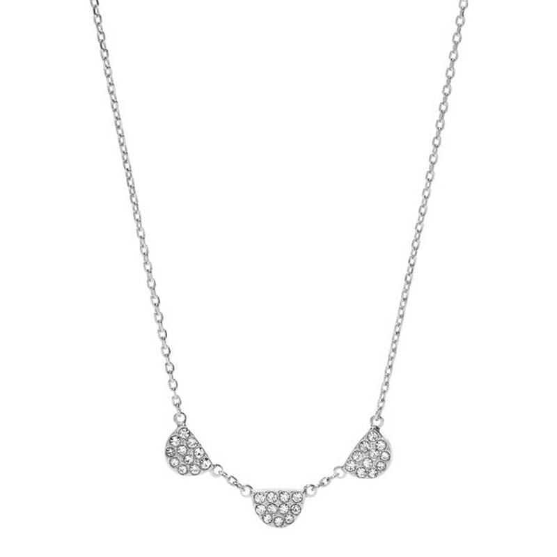 Colier Fossil Vintage Glitz JF01836040, Argintiu