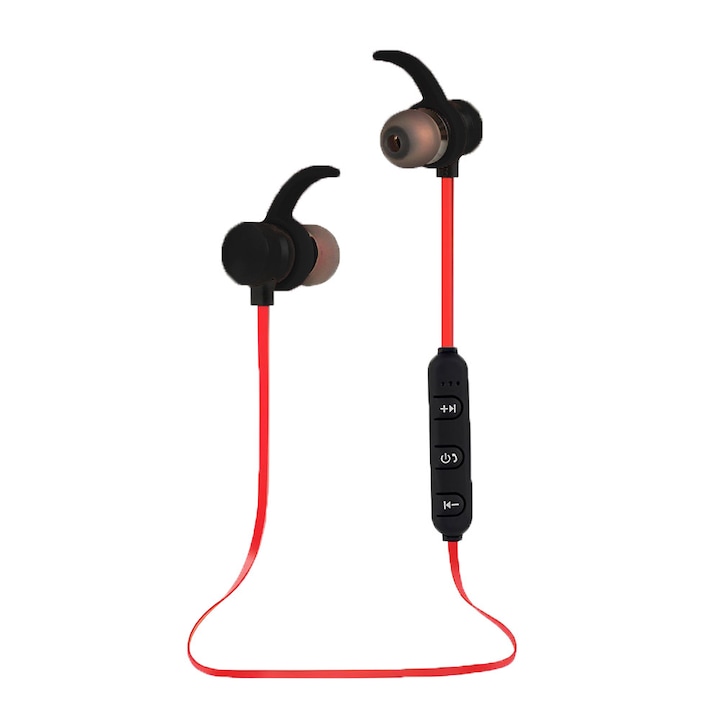 Esperanza EH186K Bluetooth fekete-piros vezeték nélküli fülhallgató
