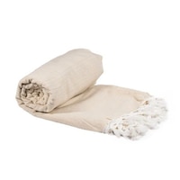 Cuvertura pat canapea ,bumbac 100%, 220X240 cm, Crem