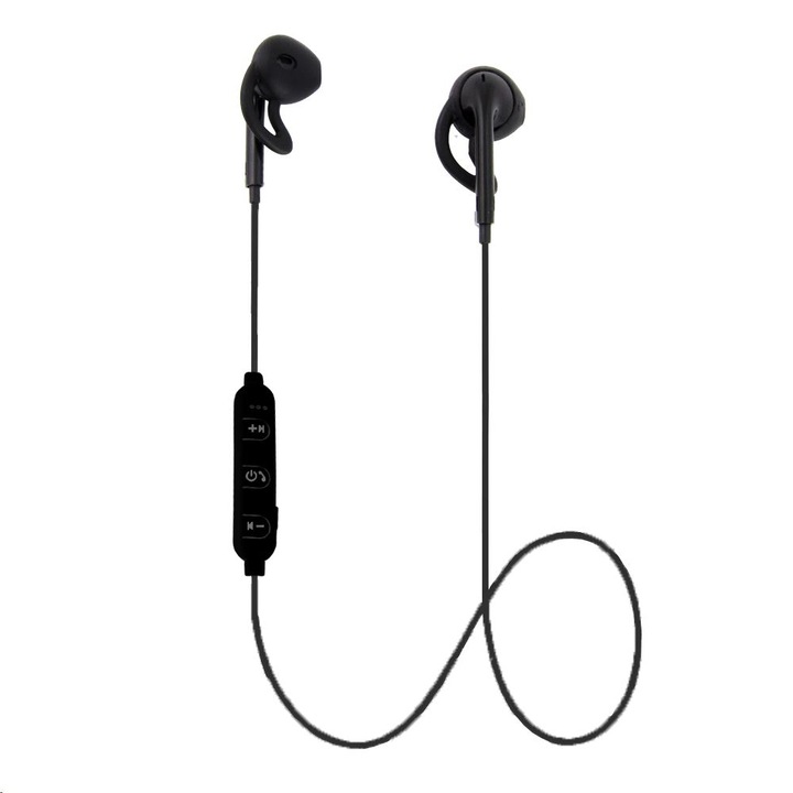 Casti audio in ear Esperanza, Bluetooth, Negru