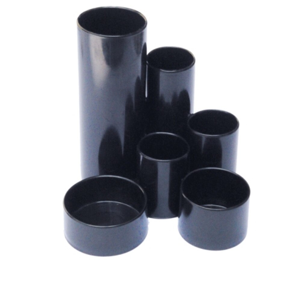 Suport plastic pentru instrumente de scris, negru