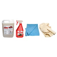 pachet spuma auto activa profesionala crol 5l solutie profesionala curatare geamuri si suprafete vitrate voulis glass 550ml laveta microfibra voulis pezeta 65x40cm laveta piele naturala 40x35cm imagen 58_0_
0